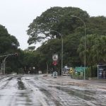 Avenida W3 Sul praticamente vazia na manhã 3ª feira