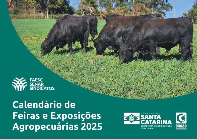 Sistema FAESC/SENAR lança calendário de eventos agropecuários 2025